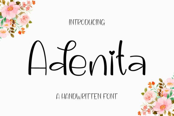 Adenita: A Handwritten Font for Creative Web Design