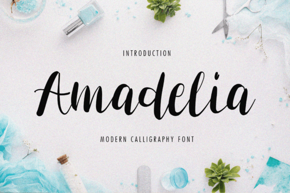 Amadelia: The Elegant Calligraphy Font for Polished Branding