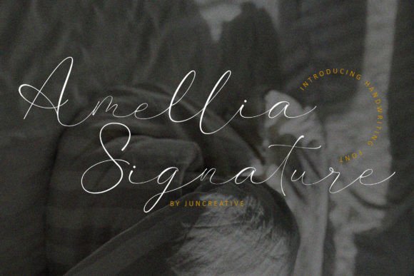 Amellia Signature: A Dazzling Script Font for Web Design