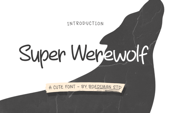 Charming Super Werewolf Font for Creative Projects