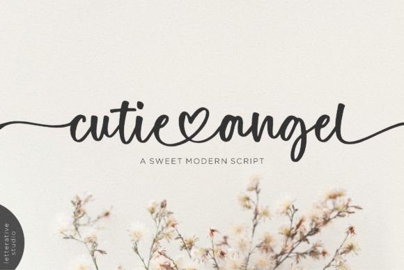 Discover Cutie Angel: A Romantic Script Font for Editorial Design