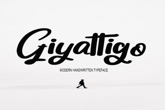 Discover Giyattigo: A Handwritten Font for Crafters