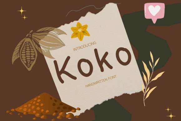 Discover Koko: A Sweet and Friendly Handwritten Font