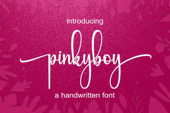 Discover Pinkyboy: A Handwritten Font for Creative Web Design