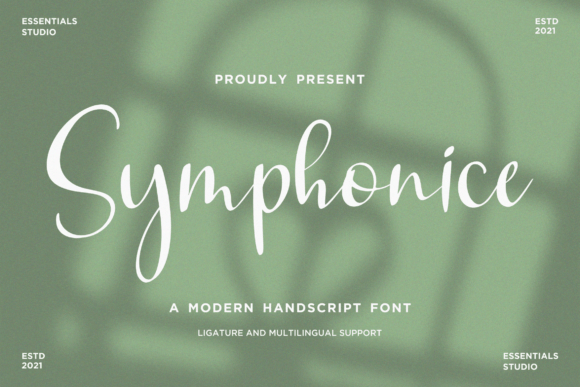 Discover Symphonice: A Dazzling Script Font for Creative Projects