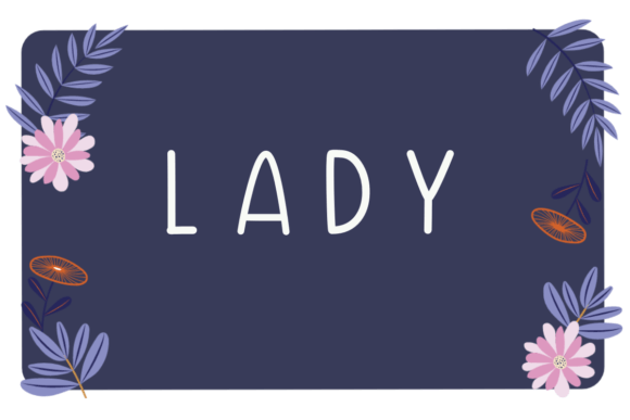 Discover the Charm of Lady: A Handwritten Font for Makers