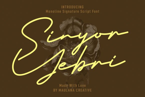 Discover the Charm of Sinyor Yebri: A Versatile Script Font