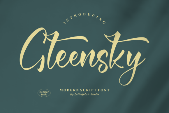 Elevate Your Brand with Gleensky: A Modern Script Font