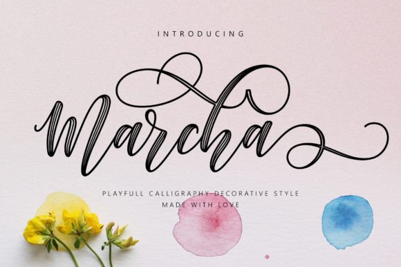 Enhance Your Brand with Marcha: A Charming Handwritten Font