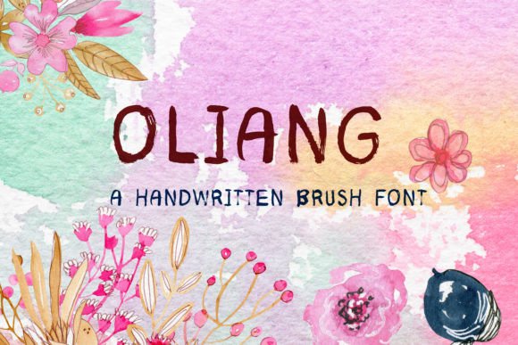 Enhance Your Brand with Oliang: A Handwritten Brush Font