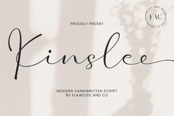 Enhance Your Campaigns with Kinslee, the Elegant Script Font