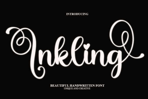 Explore Inkling: A Modern Handwritten Script Font
