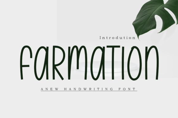 Farmation: A Modern Handwritten Font for Creative Web Design