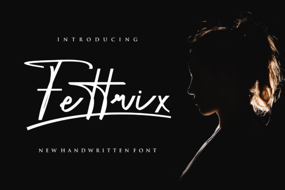 Fettrix: A Handwritten Font for Elegant Editorial Design