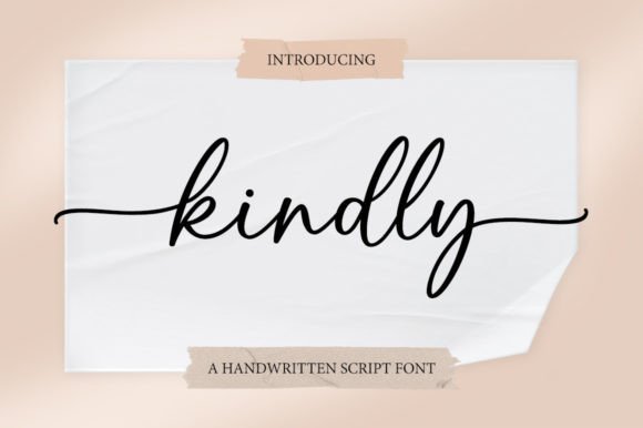 Kindly: A Script Font with Graceful Elegance