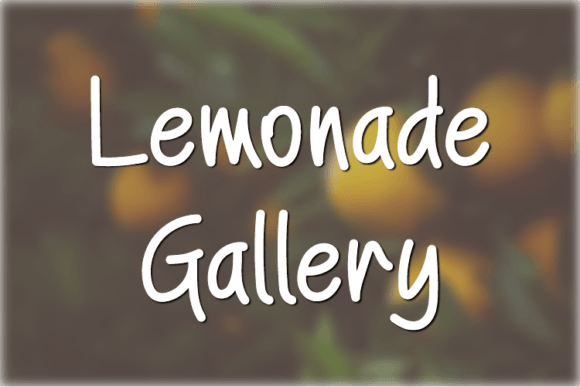 Lemonade Gallery: A Charming Handwritten Font for Crafters