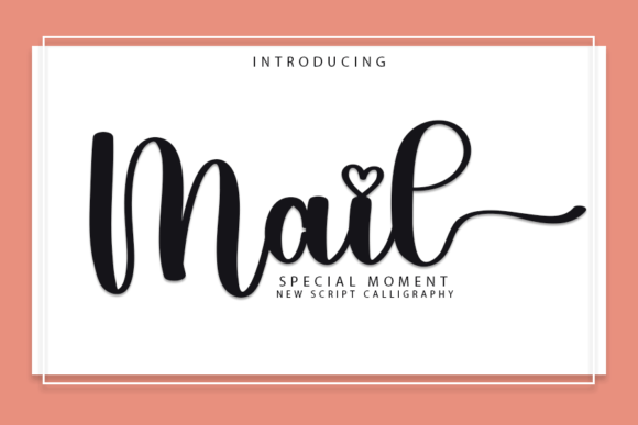Mail: A Handwritten Font for Elegant Branding