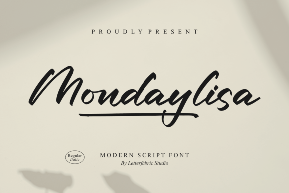 Mondaylisa: A Modern Script Font for Engaging Campaigns