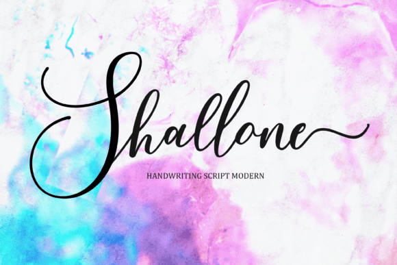 Shallone: A Dazzling Script Font for Creative Makers