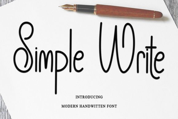 Simple Write: A Versatile Script for Modern Design