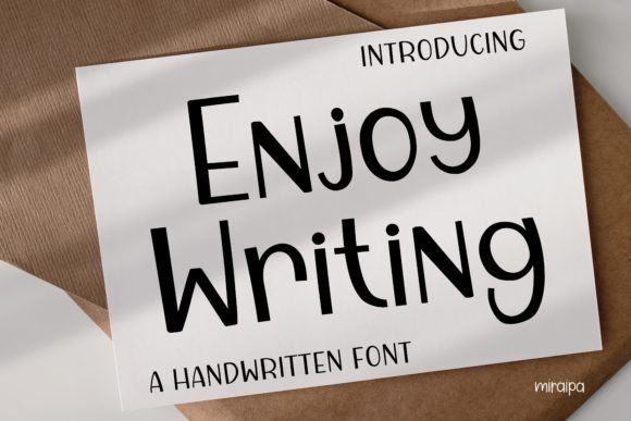 Transform Your Brand with Enjoy Writing Font