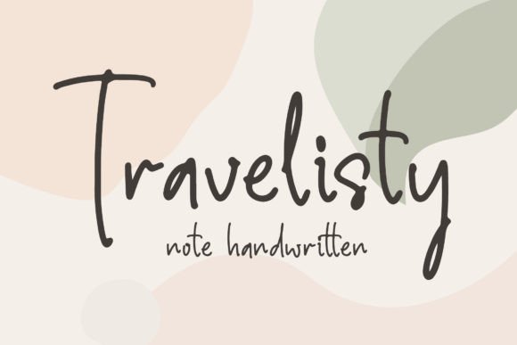Travelisty: A Delicate Handwritten Font for Web Design