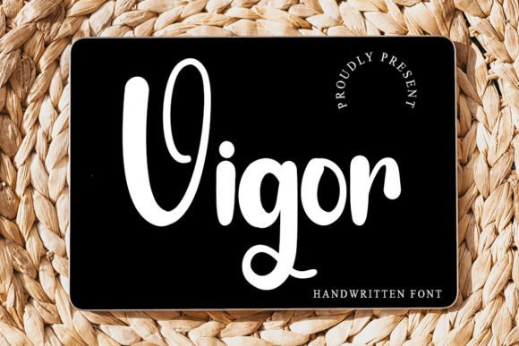 Unleash Creativity with Vigor: A Handwritten Font for Marketers